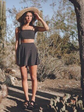 Flair the label - Olivia Polka Dot Skirt & Top Set